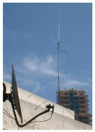 ANTENA DIPOLO EN V INVERTIDA MULTIBANDA